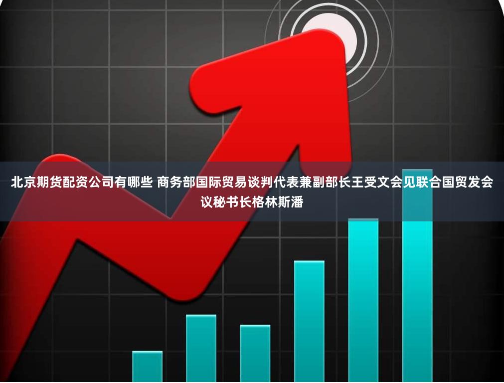 北京期货配资公司有哪些 商务部国际贸易谈判代表兼副部长王受文会见联合国贸发会议秘书长格林斯潘